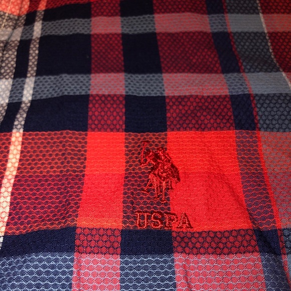 U.S Polo Assn. USPA Small Logo LS Button Up Medium - Picture 3 of 6